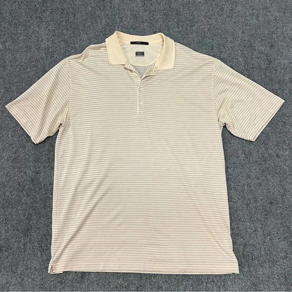 Nike Tiger Woods Striped Golf Polo Men's XL